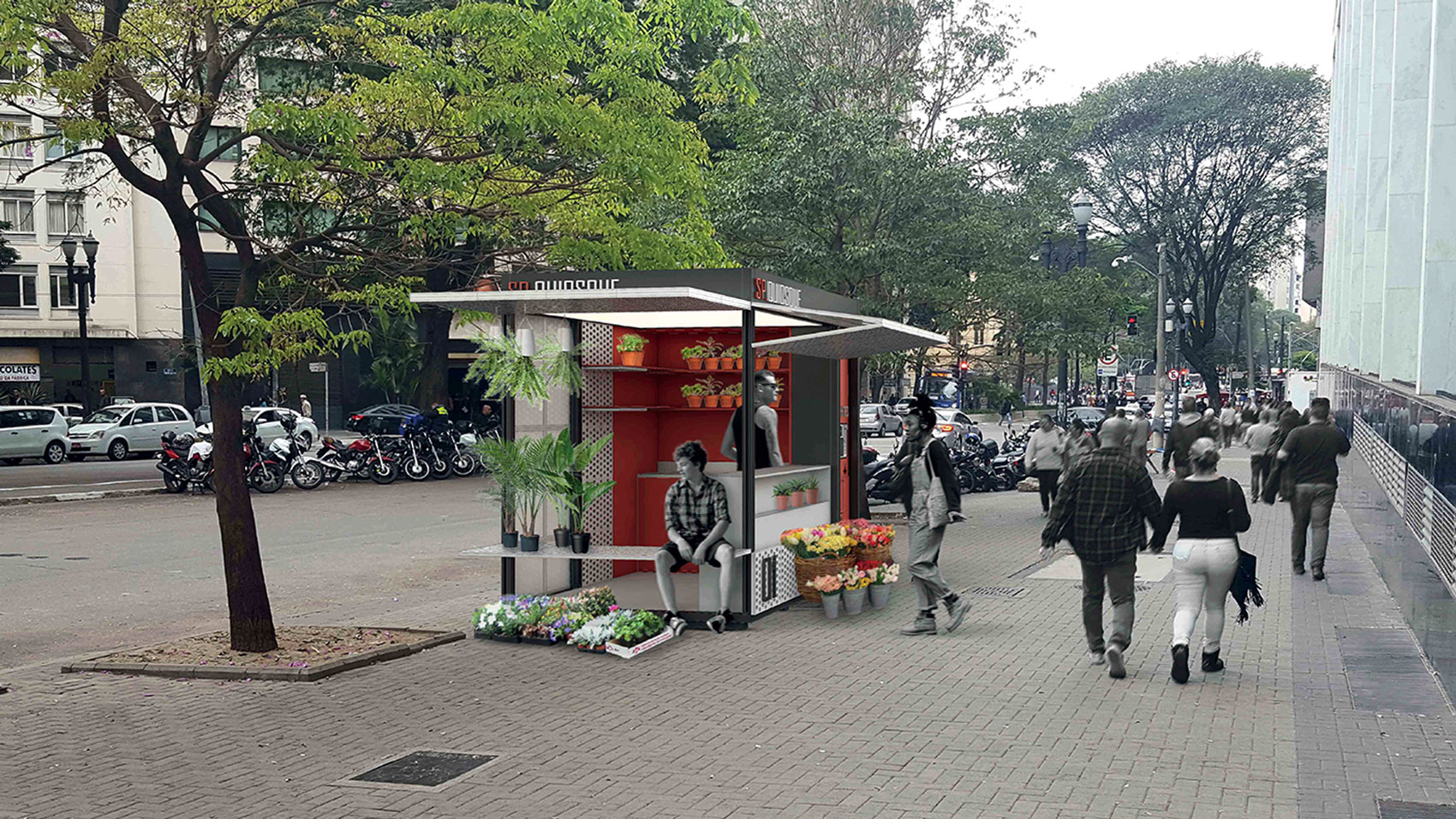 Leia mais sobre o artigo Terceiro lugar no Concurso Público Nacional de Ideias para Elementos de Mobiliário Urbano de São Paulo